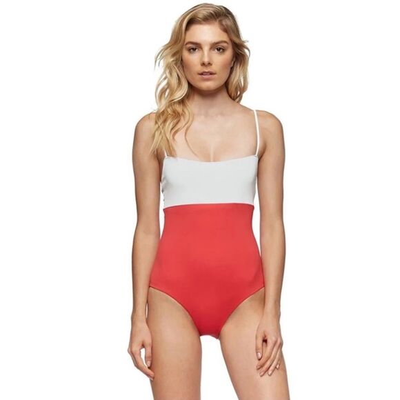 Tavik Scarlett Full Colorblock One Piece Swimsuit Women Size Large